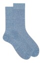 chaussettes-courtes-en-coton-et-lin-bleu-clair-pour-hommes-avec-couleur-unie-cotelee