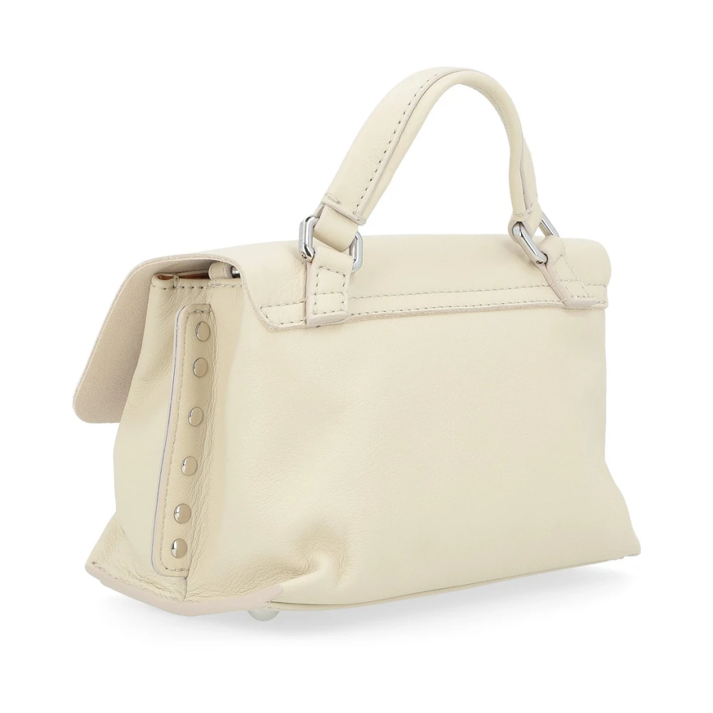 Zanellato Witte Postina Saeta Crossbody Tas White Dames