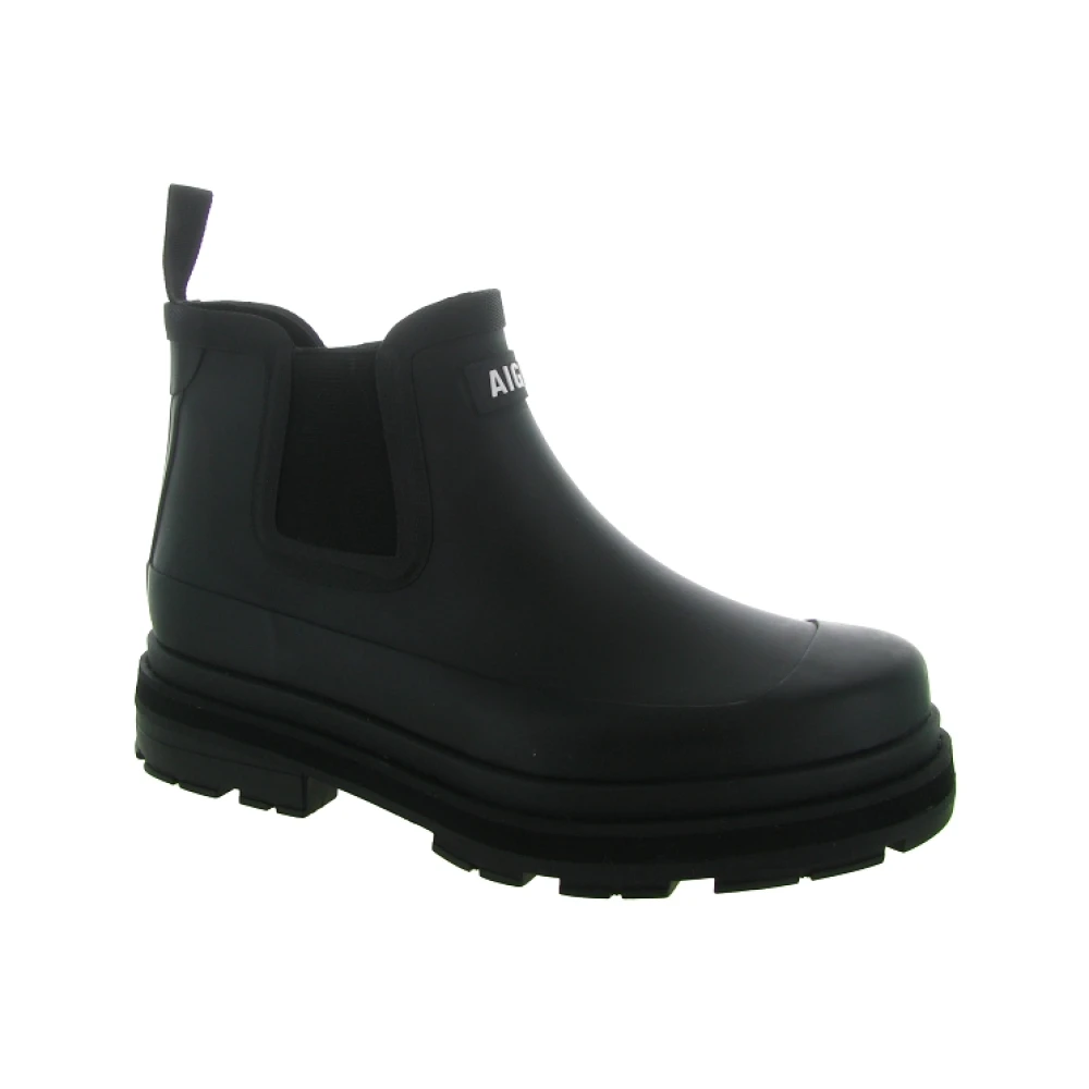 Aigle Lichtbruin Soft Rain 2 Schoenen Black Dames