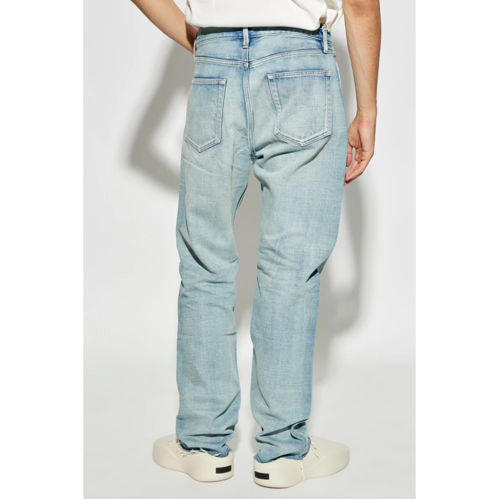 Fear Of God Jeans met logo Blue Heren