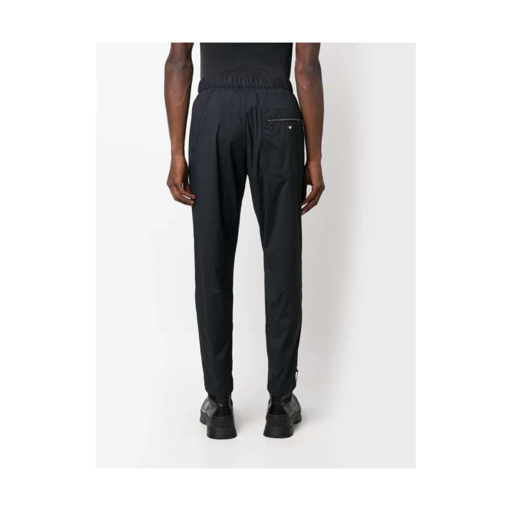 Herno Navy Blauw Elastische Trekkoord Broek Blue Heren