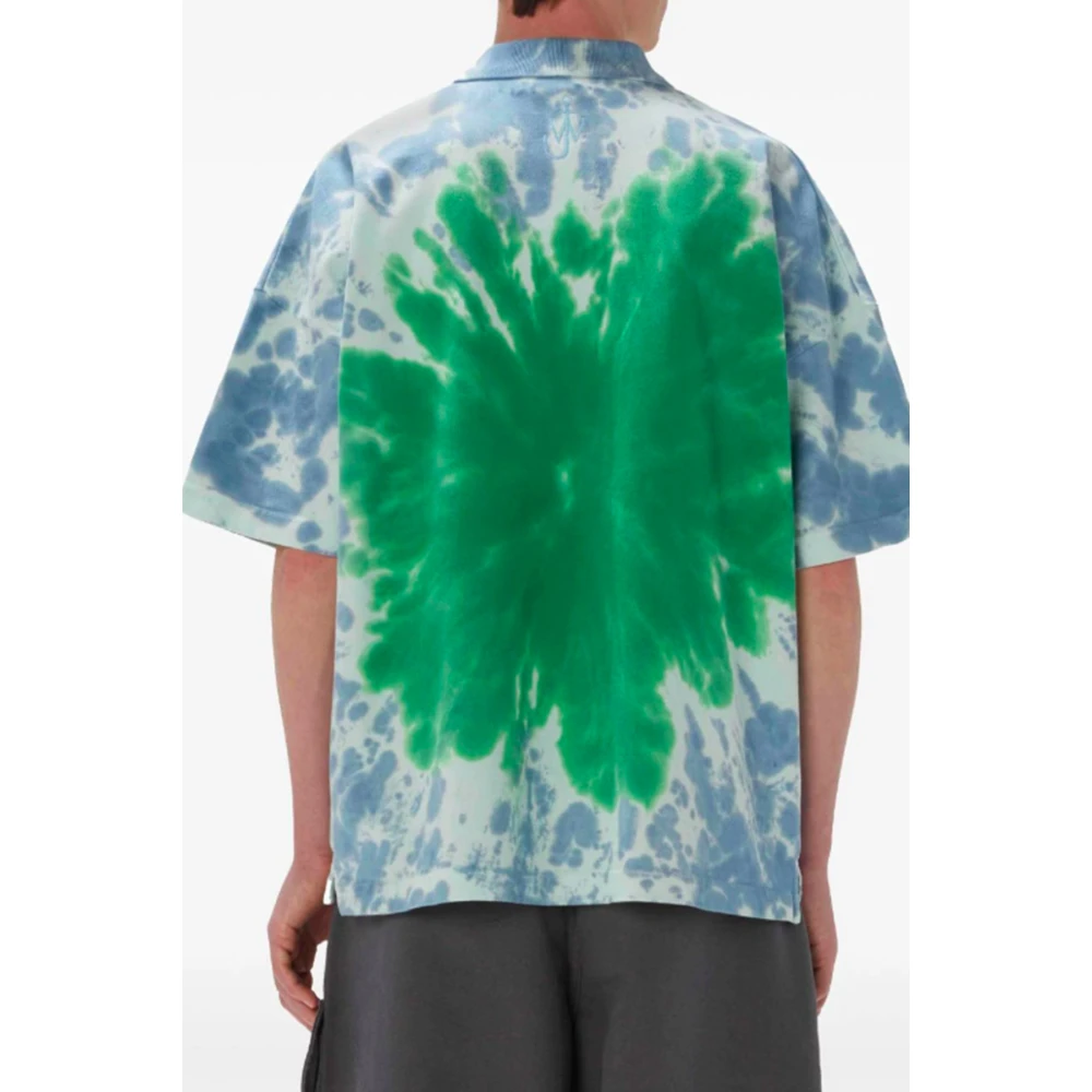 JW Anderson Tie Dye Print Katoenen T-shirt Multicolor Heren