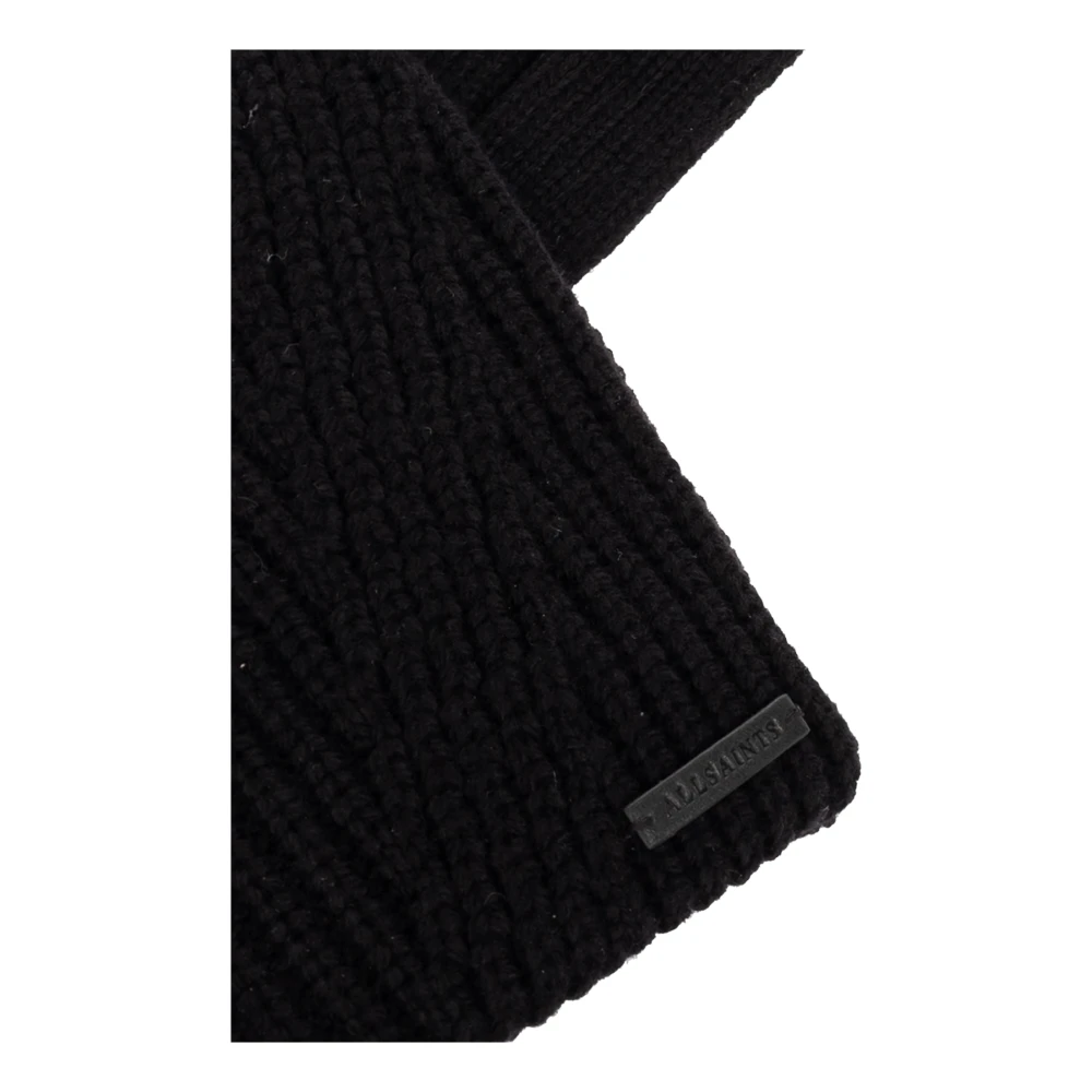 AllSaints Handschoenen met logo Black Dames