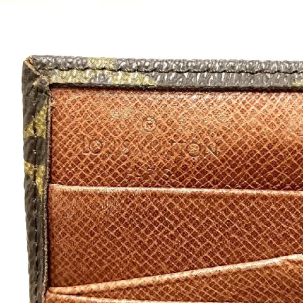 Louis Vuitton Vintage Pre-owned Canvas wallets Brown Dames