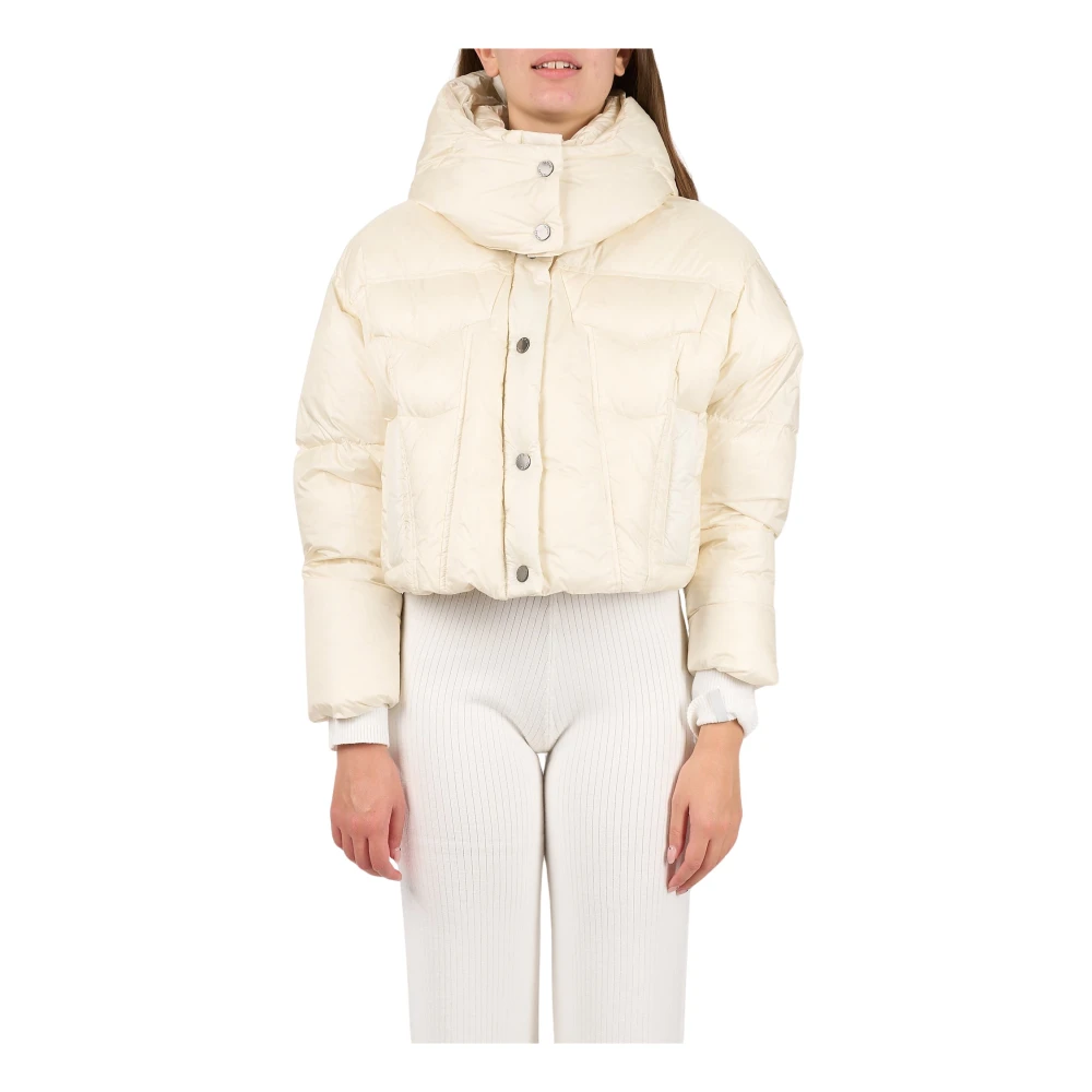 Tatras Korte donsjas met afneembare capuchon Beige Dames