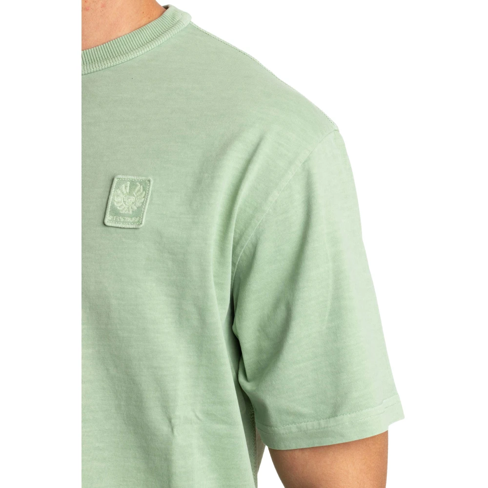 Belstaff Mineral Outliner T-Shirt Green Heren