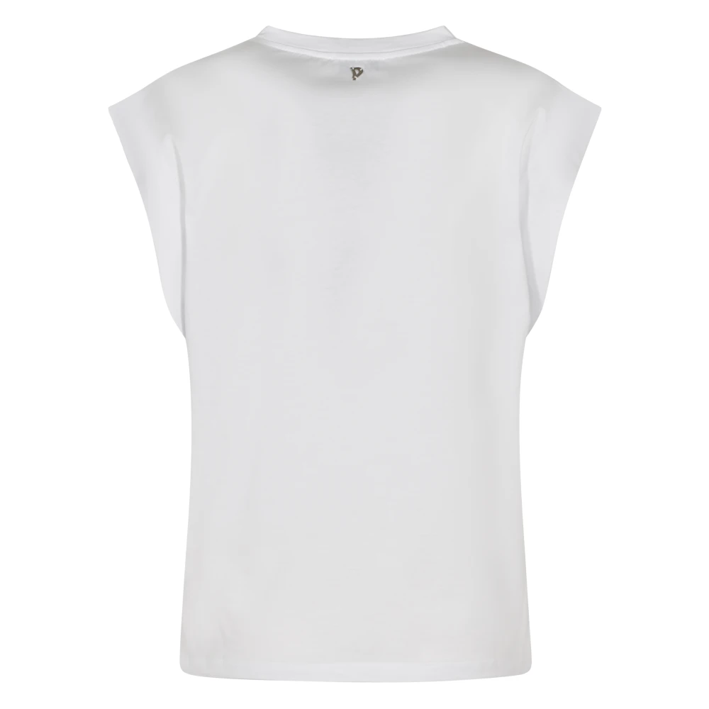 Dondup Stijlvolle T-shirts en Polos Collectie White Dames