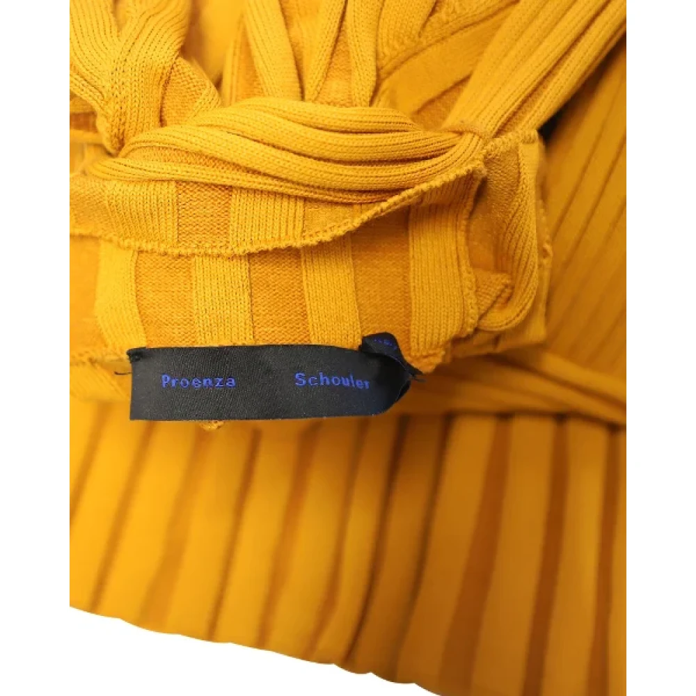 Proenza Schouler Pre-owned Fabric dresses Yellow Dames
