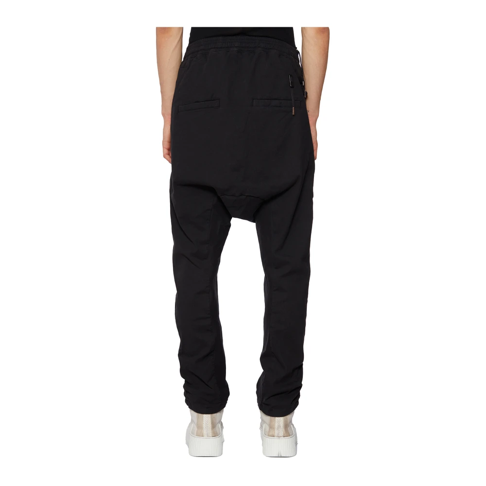 Boris Bidjan Saberi Katoenen en Linnen Broek Black Heren