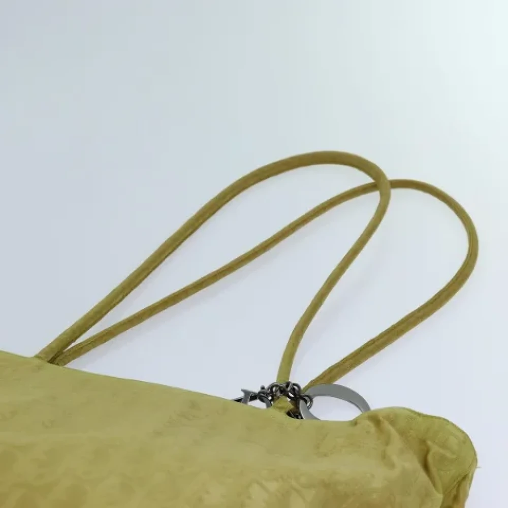 Dior Vintage Pre-owned Nylon totes Yellow Dames