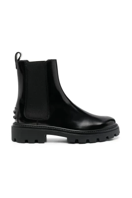 Svarta eleganta ankelboots