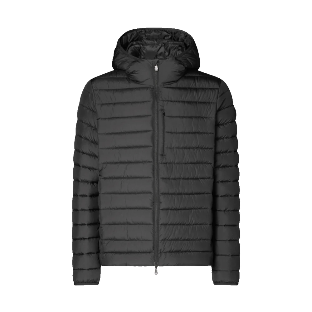Save The Duck Zwarte Piumino Juncus Jas Black Heren