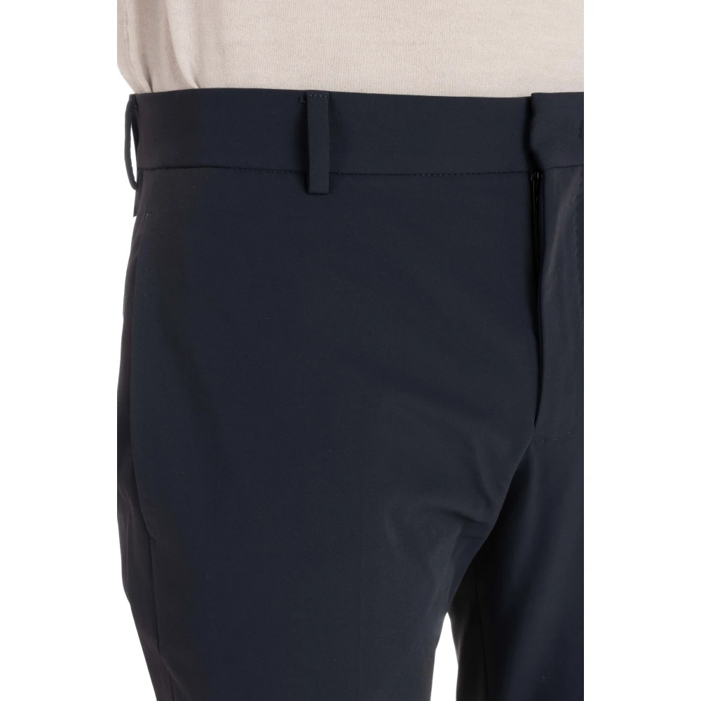 PT Torino Blauwe maatwerk broek ritssluiting Blue Heren