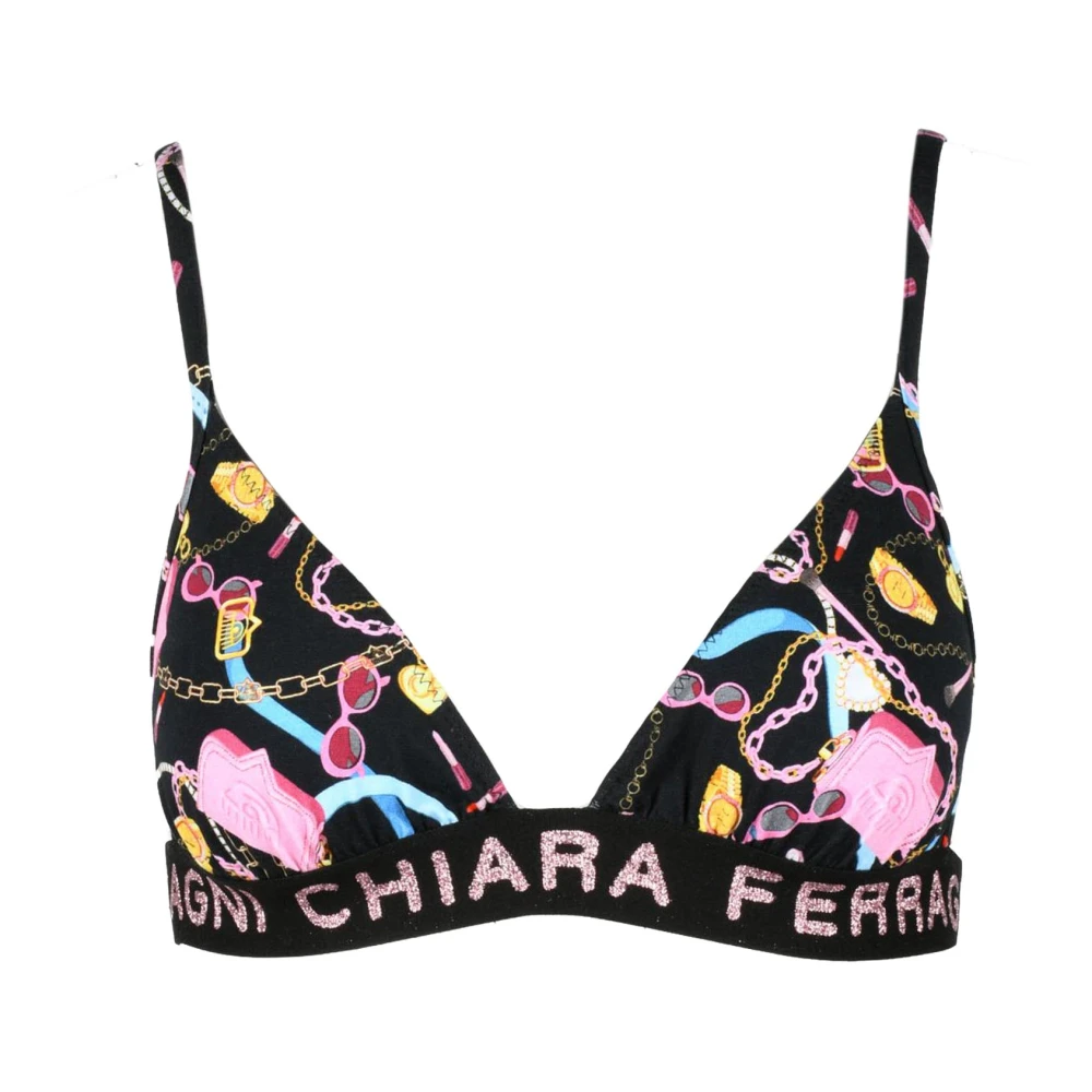 Chiara Ferragni Collection Stijlvol katoen elastaan accessoire Multicolor Dames