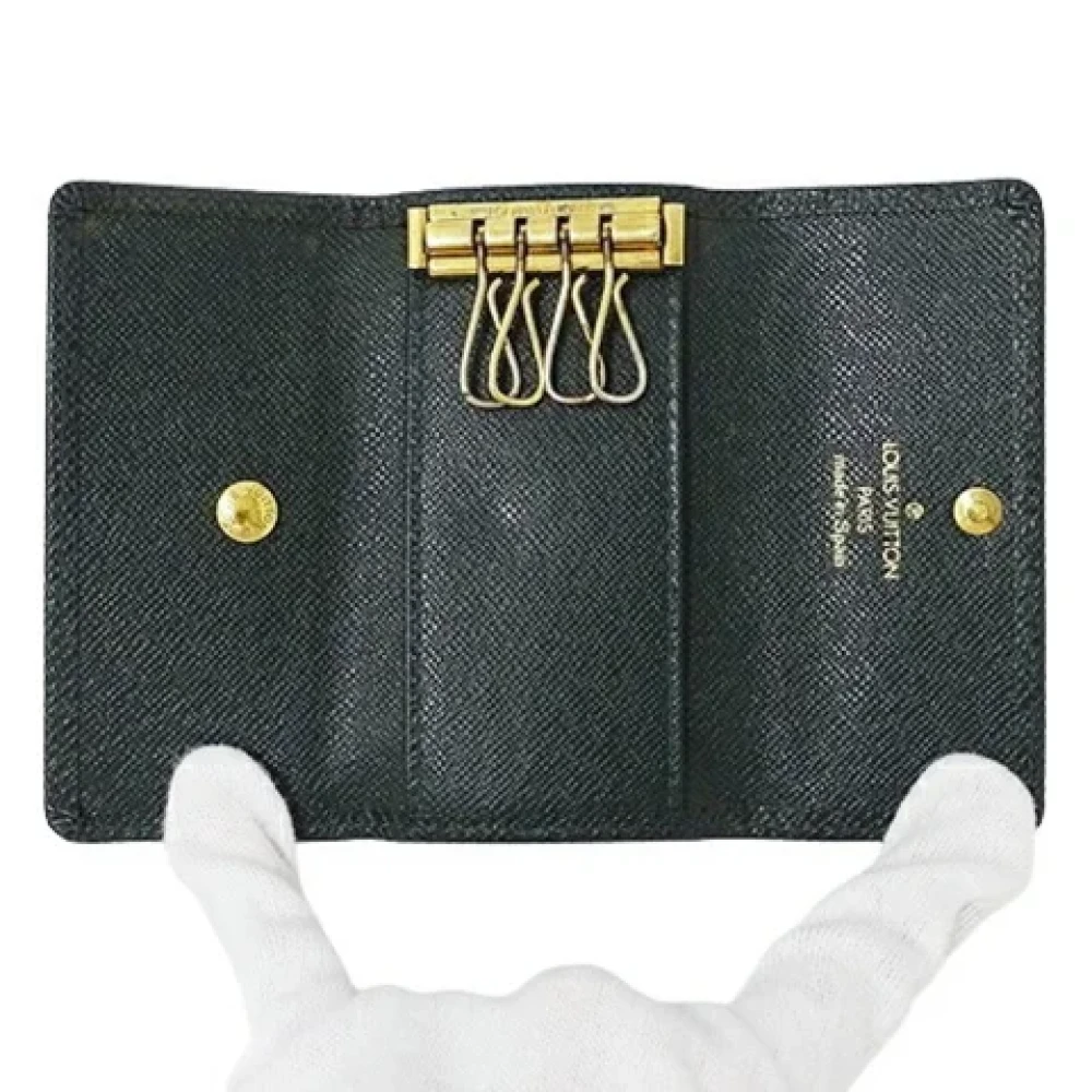 Louis Vuitton Vintage Pre-owned Leather key-holders Black Heren