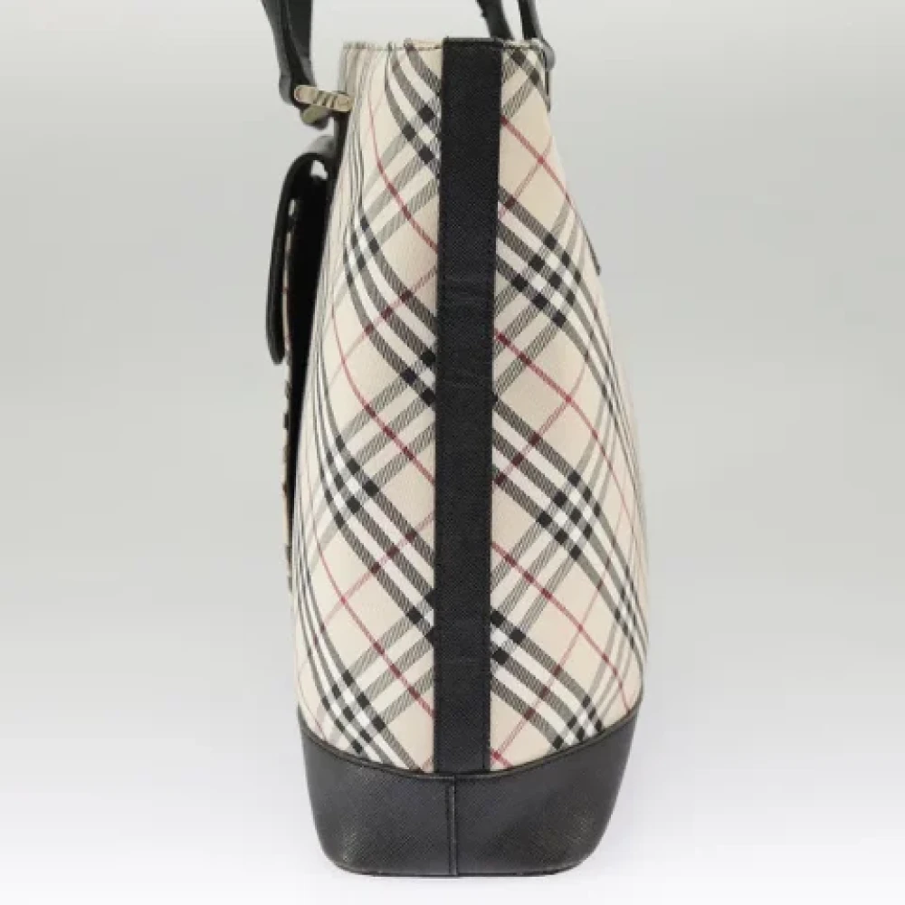 Burberry Vintage Pre-owned Canvas shoulder-bags Beige Dames
