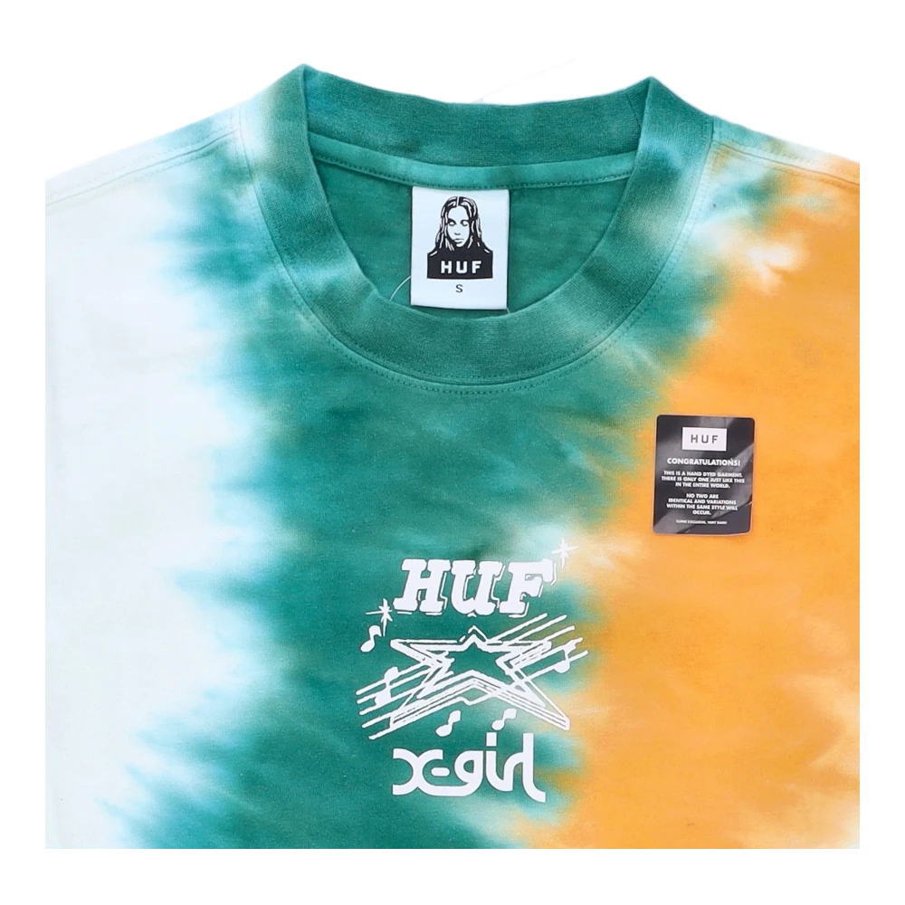 HUF Tie Dye Relax Tee X-girl T-Shirt Multicolor Dames