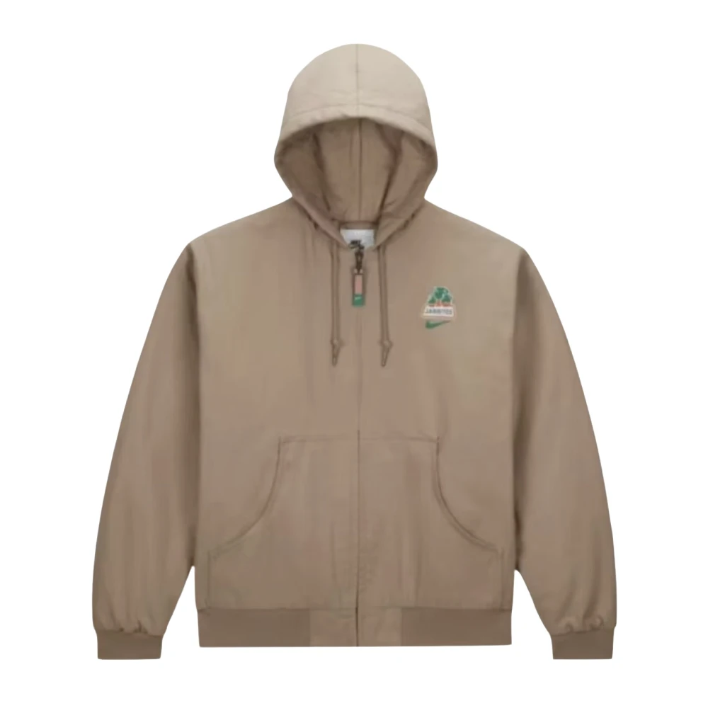Nike Beperkte Oplage Gewatteerde Jas Jarritos Khaki Beige Heren