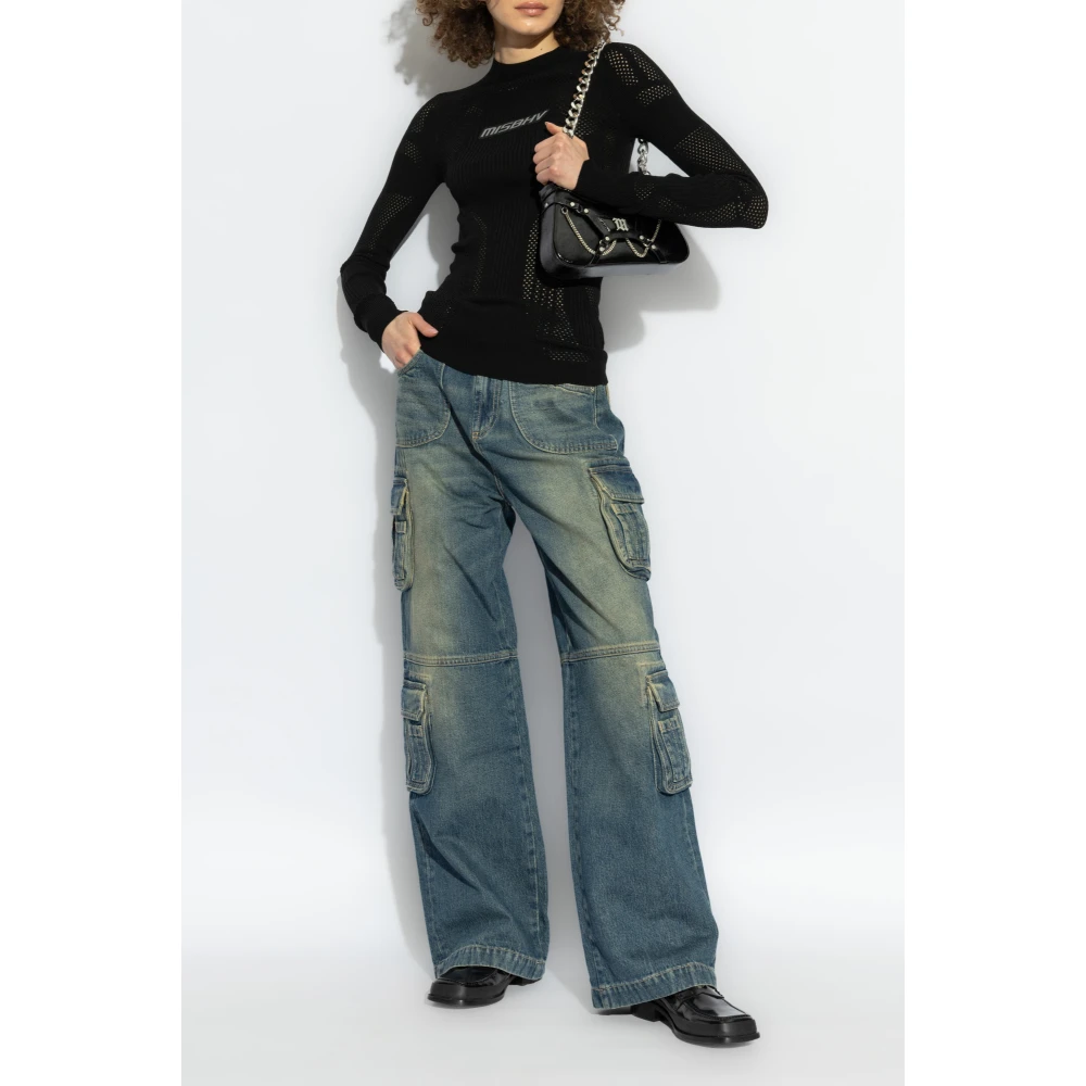 Misbhv Lange mouwen top Black Dames