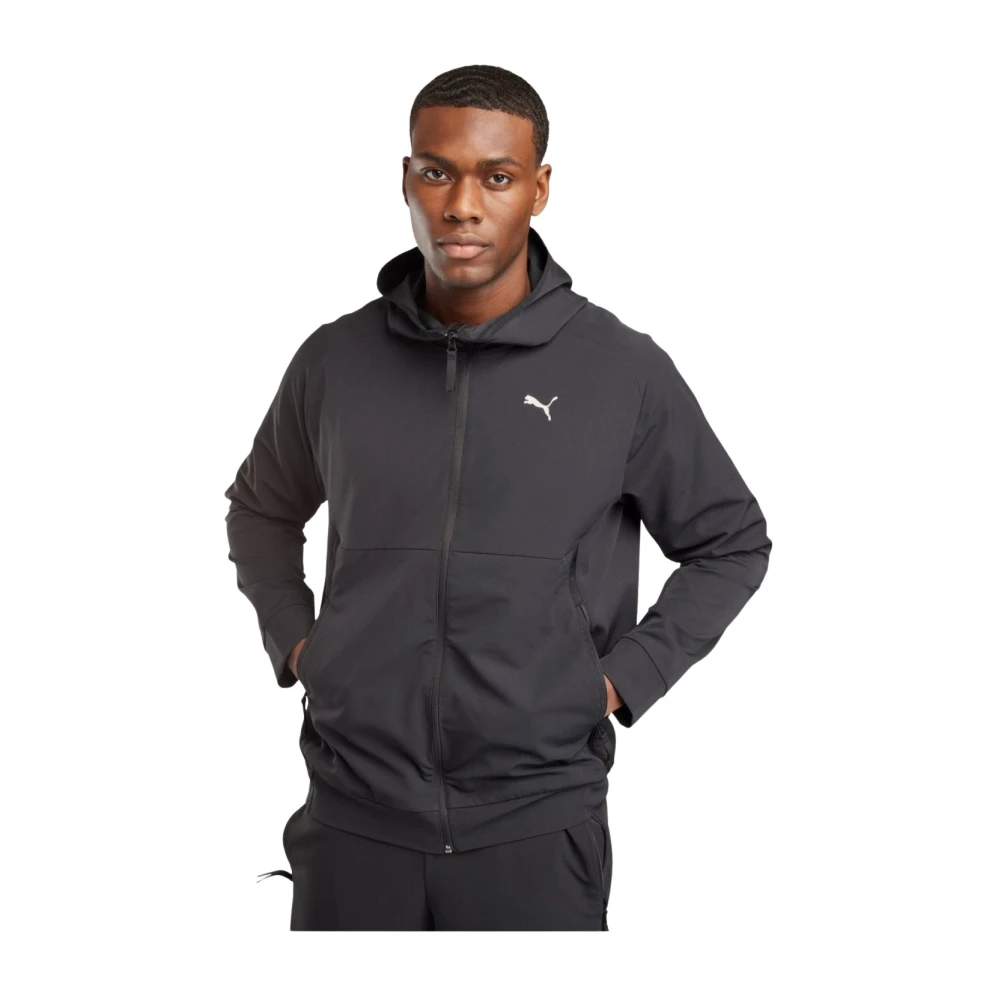 PUMA Tech Hoodie - Svart Gray, Herr