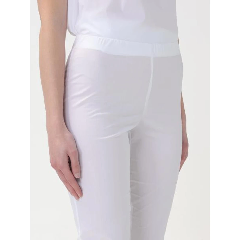Liviana Conti Cropped Trousers White Dames