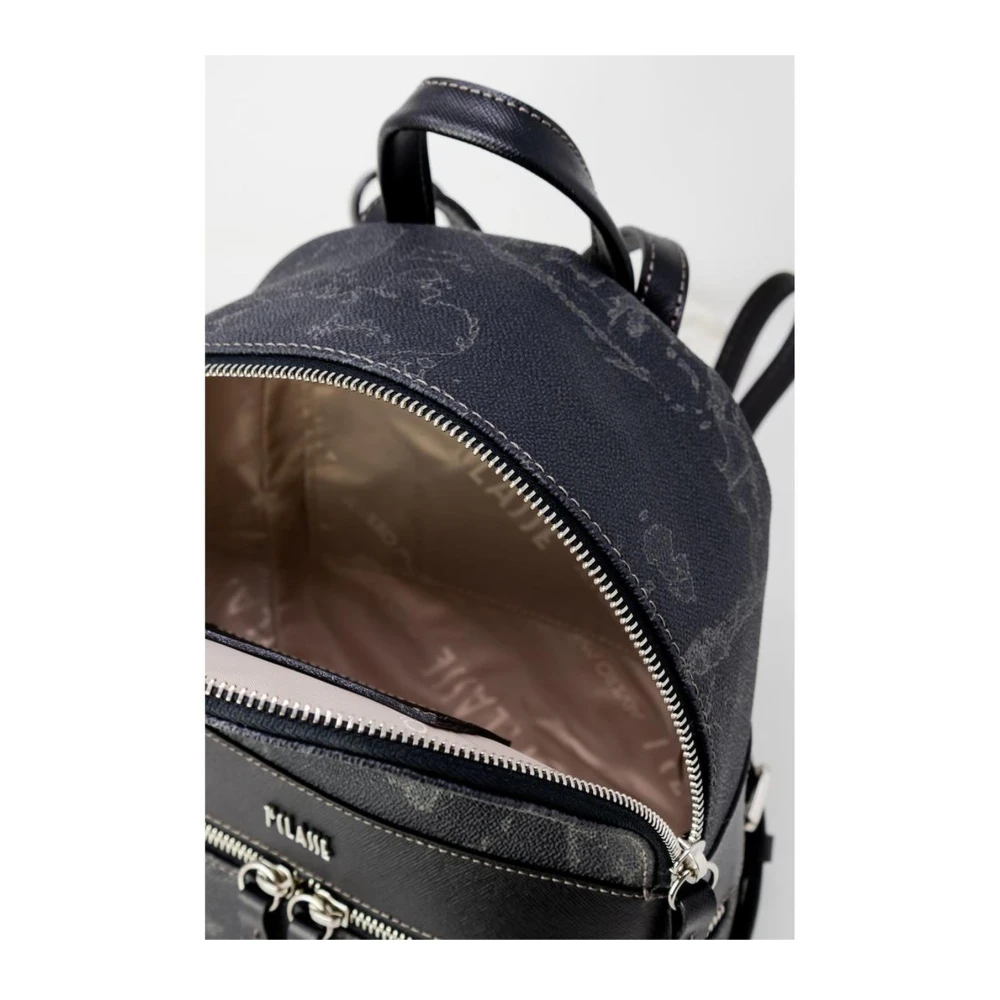 Alviero Martini 1a Classe Zwarte leren rugzak voor dames Herfst Winter Black Dames