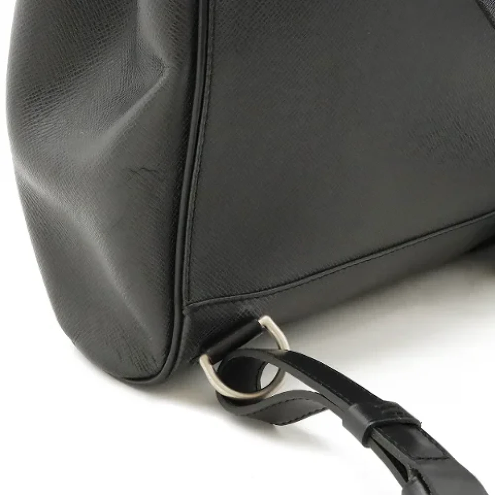 Louis Vuitton Vintage Pre-owned Leather backpacks Black Dames