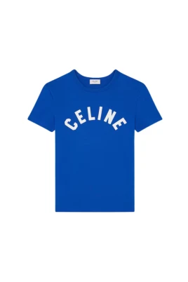 Ribbstickad T-shirt i bomullsjersey