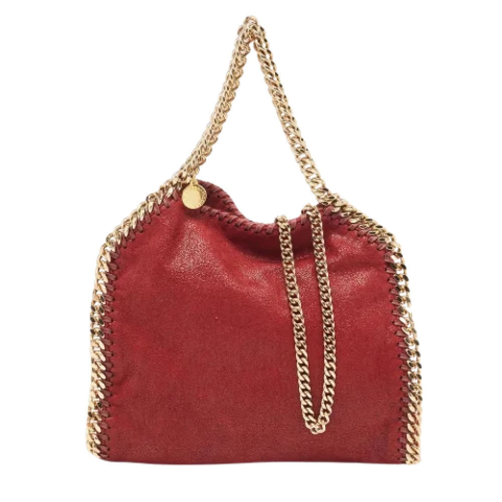 Stella McCartney Pre-owned Leather totes Red Dames
