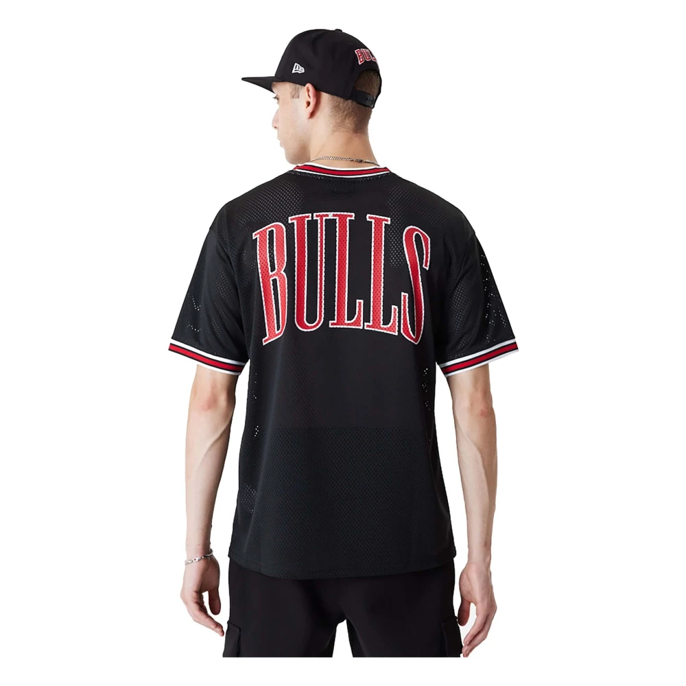 new era Chicago Bulls T-shirt Black Heren