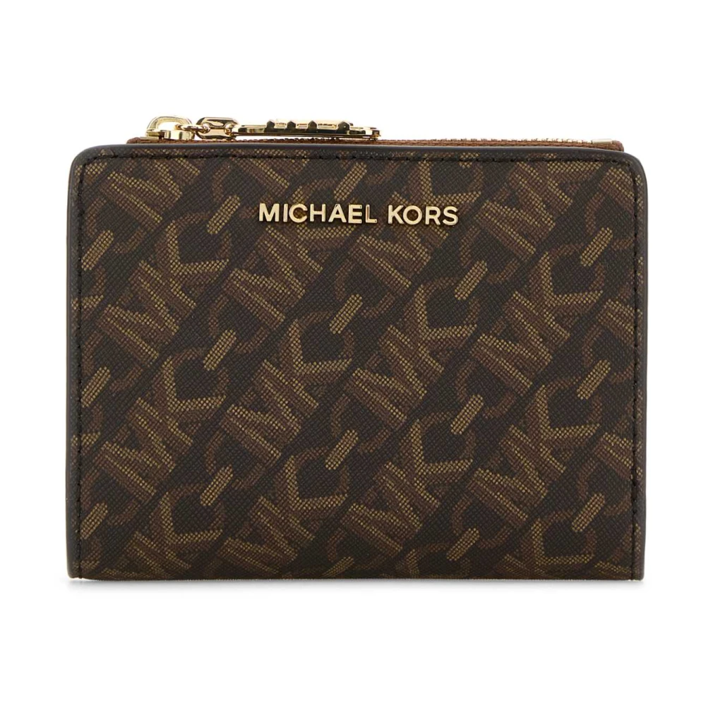 Michael Kors Canvas Empire Portemonnee Brown Dames