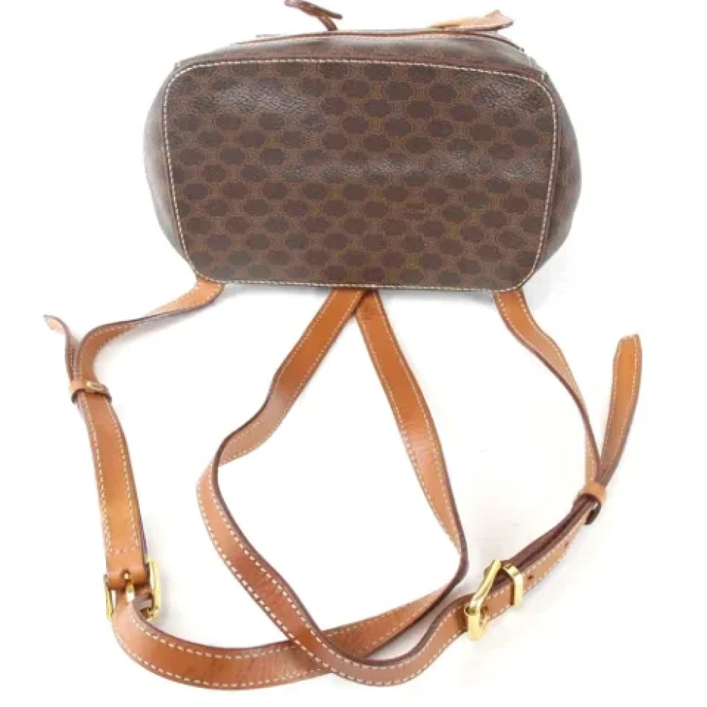Celine Vintage Pre-owned Leather celine-bags Brown Dames
