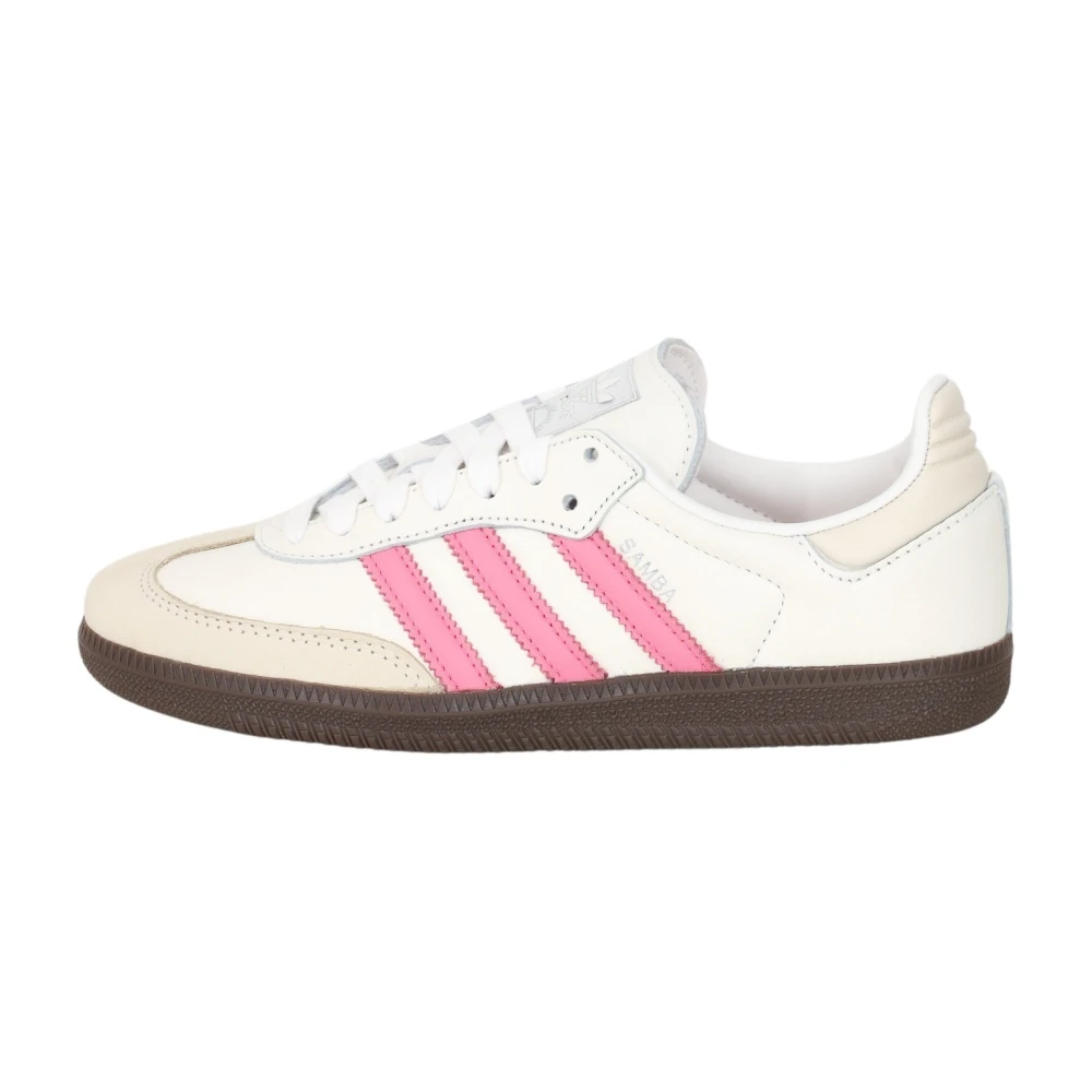 Hvide og Pink Samba OG Sneakers