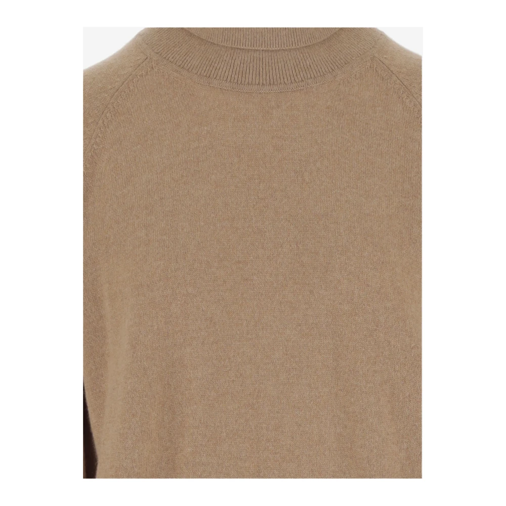 Khaite Beige Cashmere High Collar Sweater Beige Dames