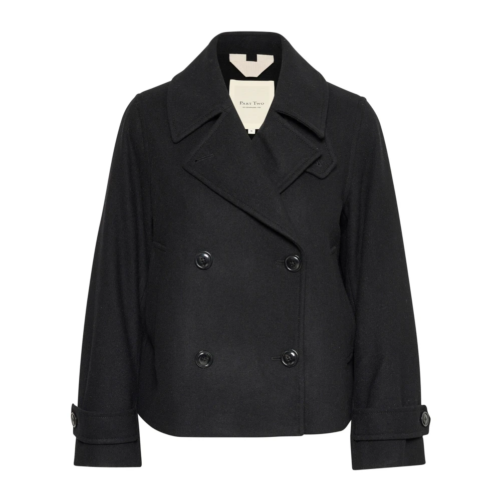 Part Two Women's Black Classic Jacket Lillianpw Otw - Light Jackets - M - Jackets