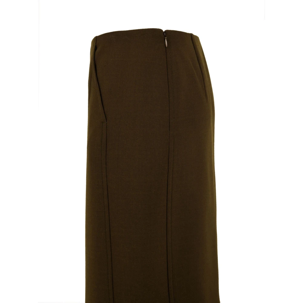 Aspesi Midi Rok Green Dames
