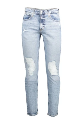 Ljusblå Bomull Herr Jeans