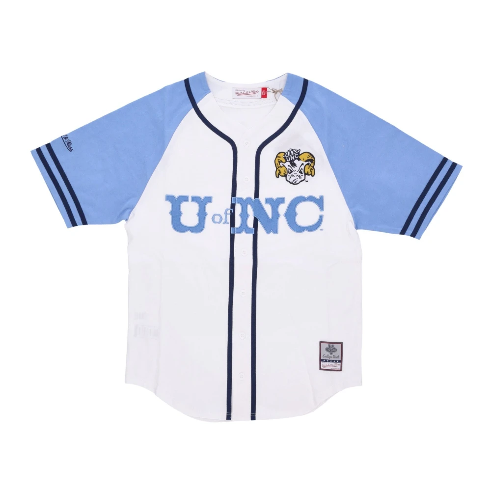 Mitchell & Ness Ncaa Praktikdag Baseball Jersey Vit White, Herr