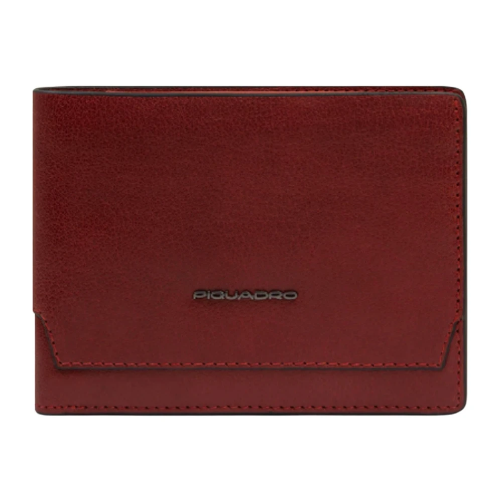 Piquadro Brown Wallets & Cardholders, Unisex, One Size, Portafogli In Pelle Con Portamonete