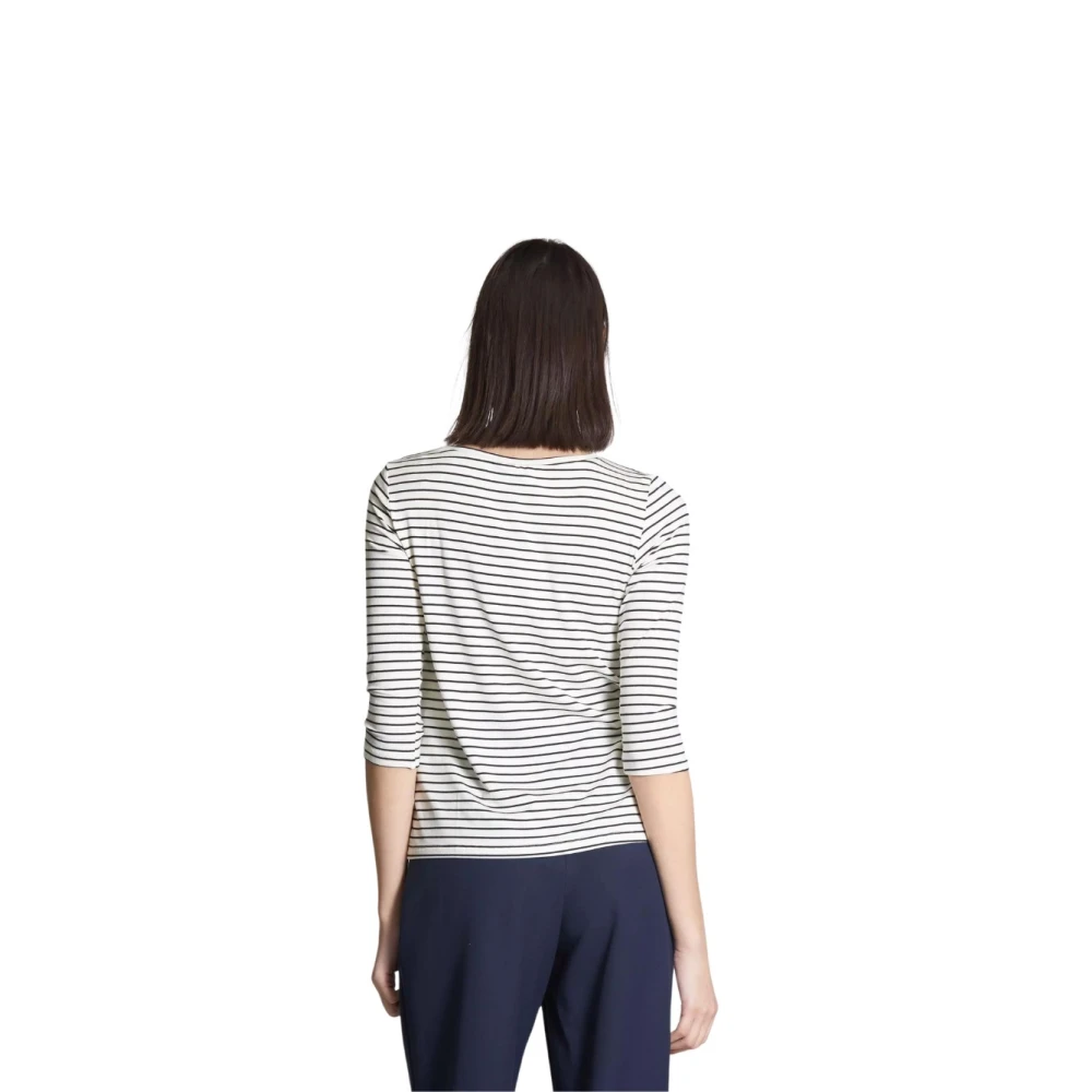 Marella Casual T-shirt met Scalo Design Blue Dames