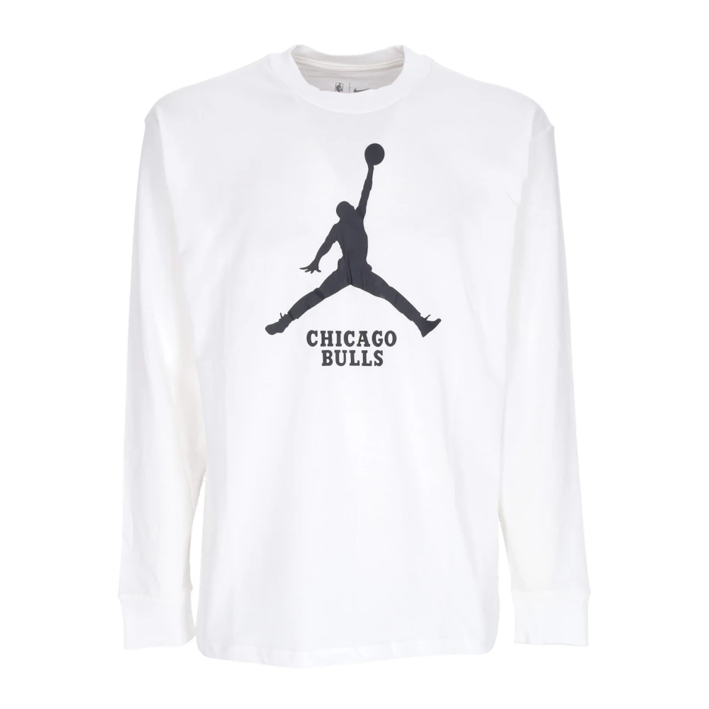 Jordan Chicago Bulls Longsleeve T-shirt White Heren