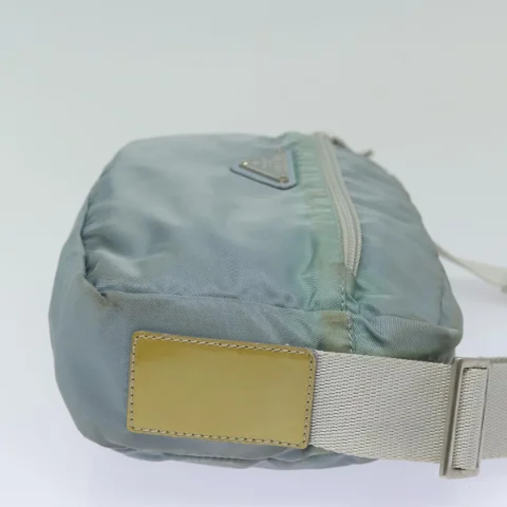 Prada Vintage Pre-owned Fabric prada-bags Blue Dames