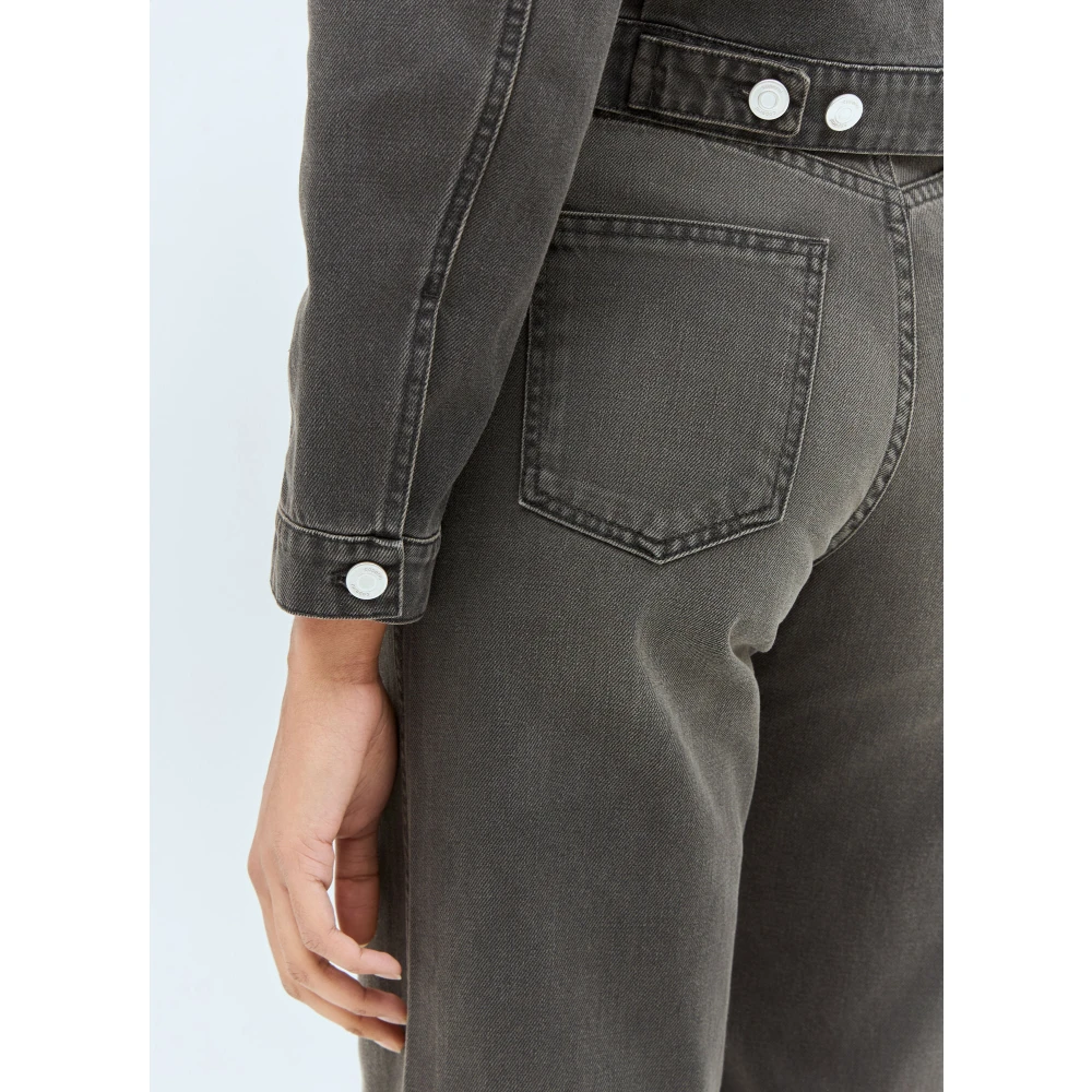 Coperni Denim Werkkleding Jas Gray Dames