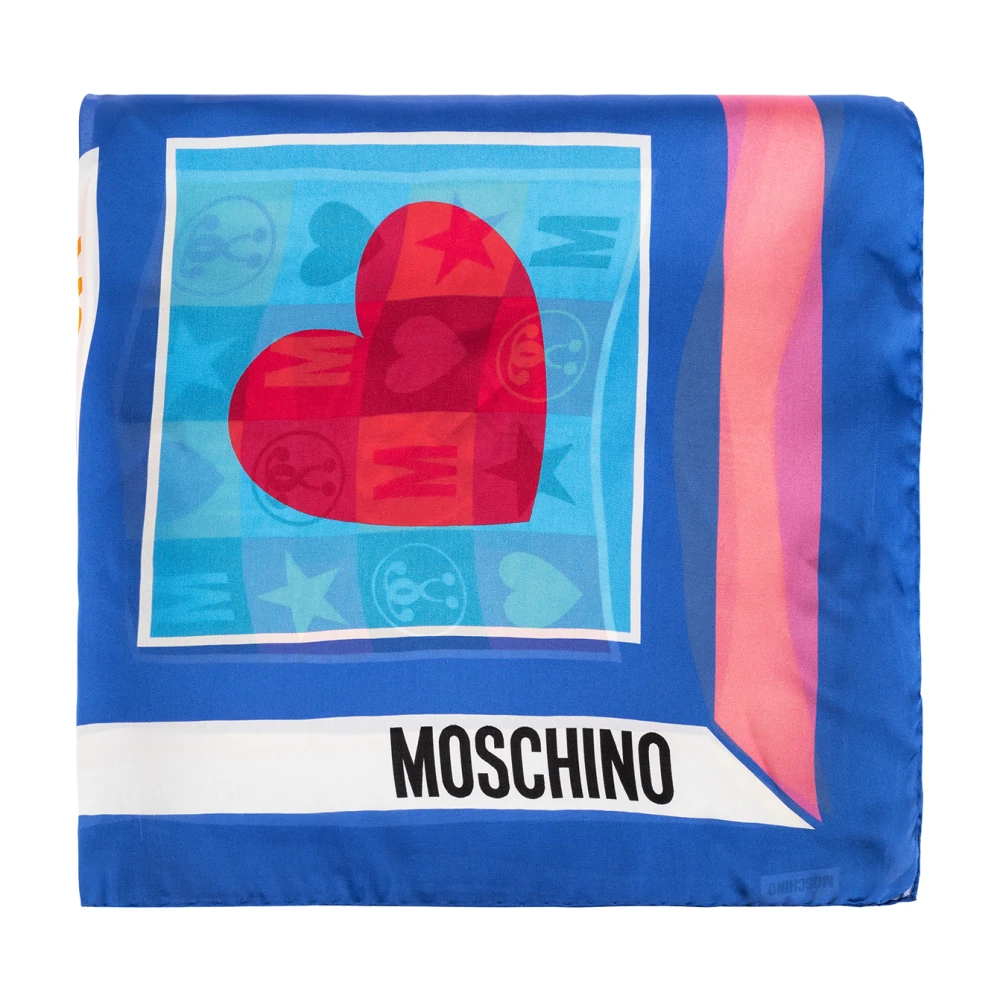 Moschino Zijden sjaal Multicolor Unisex