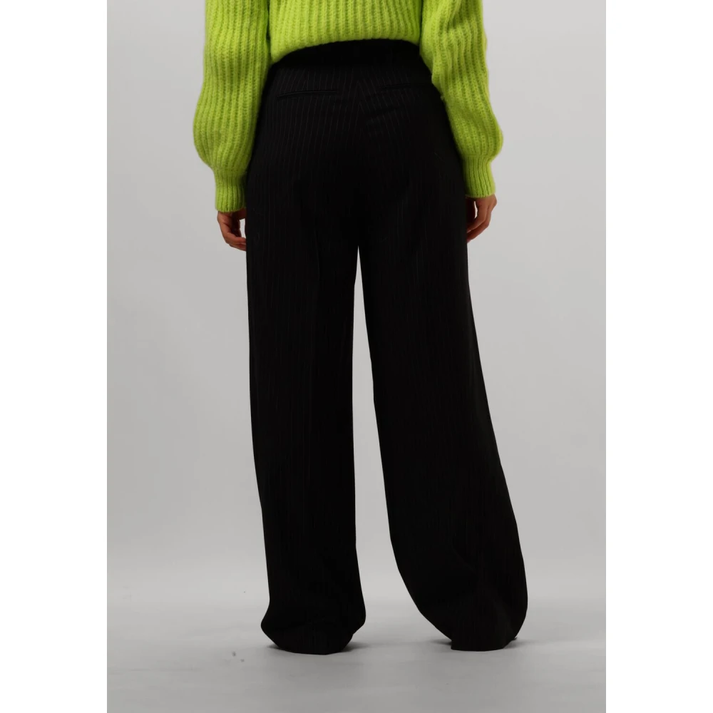 Catwalk Junkie Elegante Straight Leg Tailored Broeken Black Dames