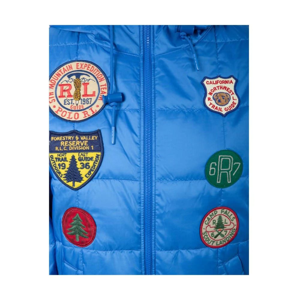 Polo Ralph Lauren Geïsoleerde Jas Stijlvolle Winterjas Blue Dames