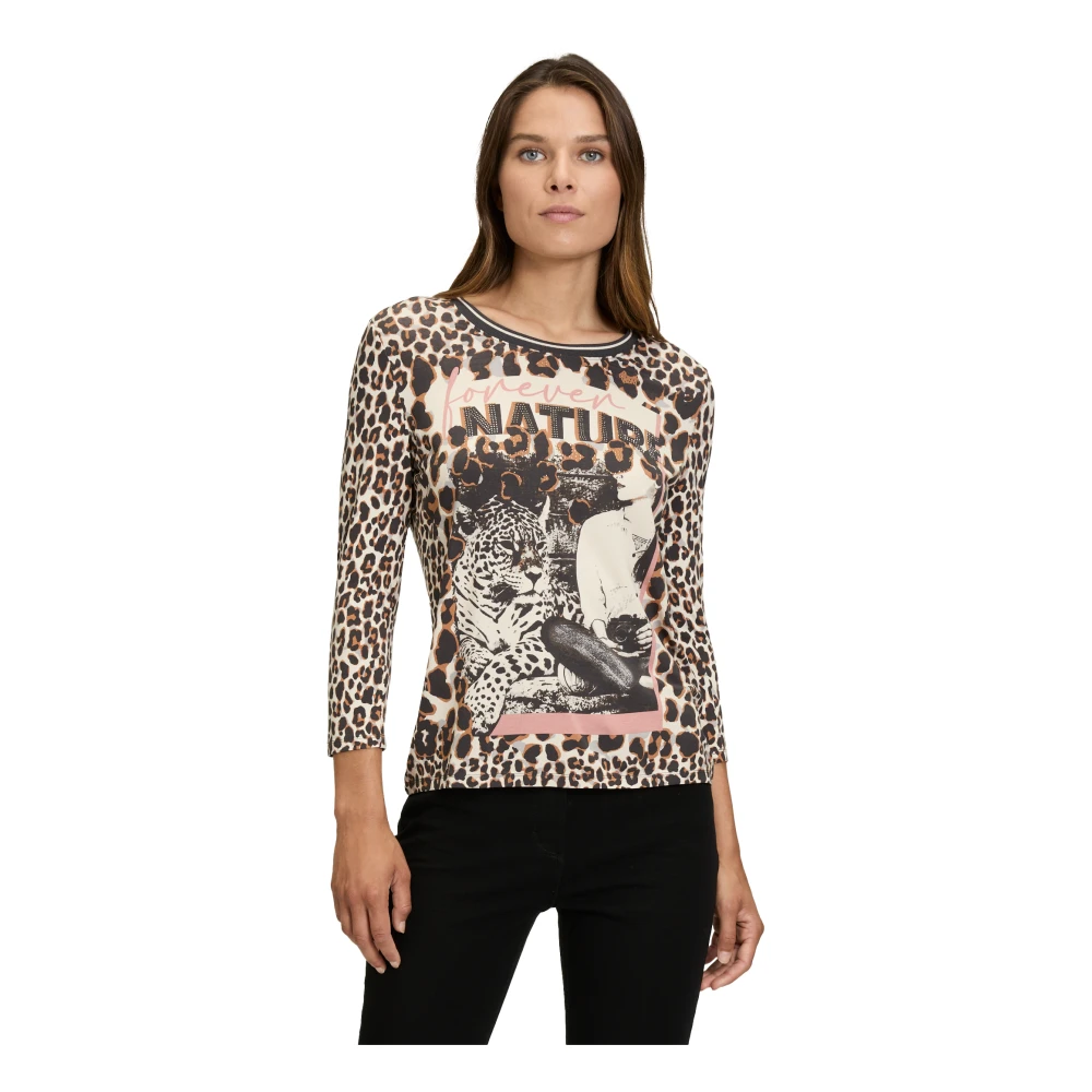 Betty Barclay Dierenprint Basic Shirt met Hotfix Applicaties Multicolor Dames