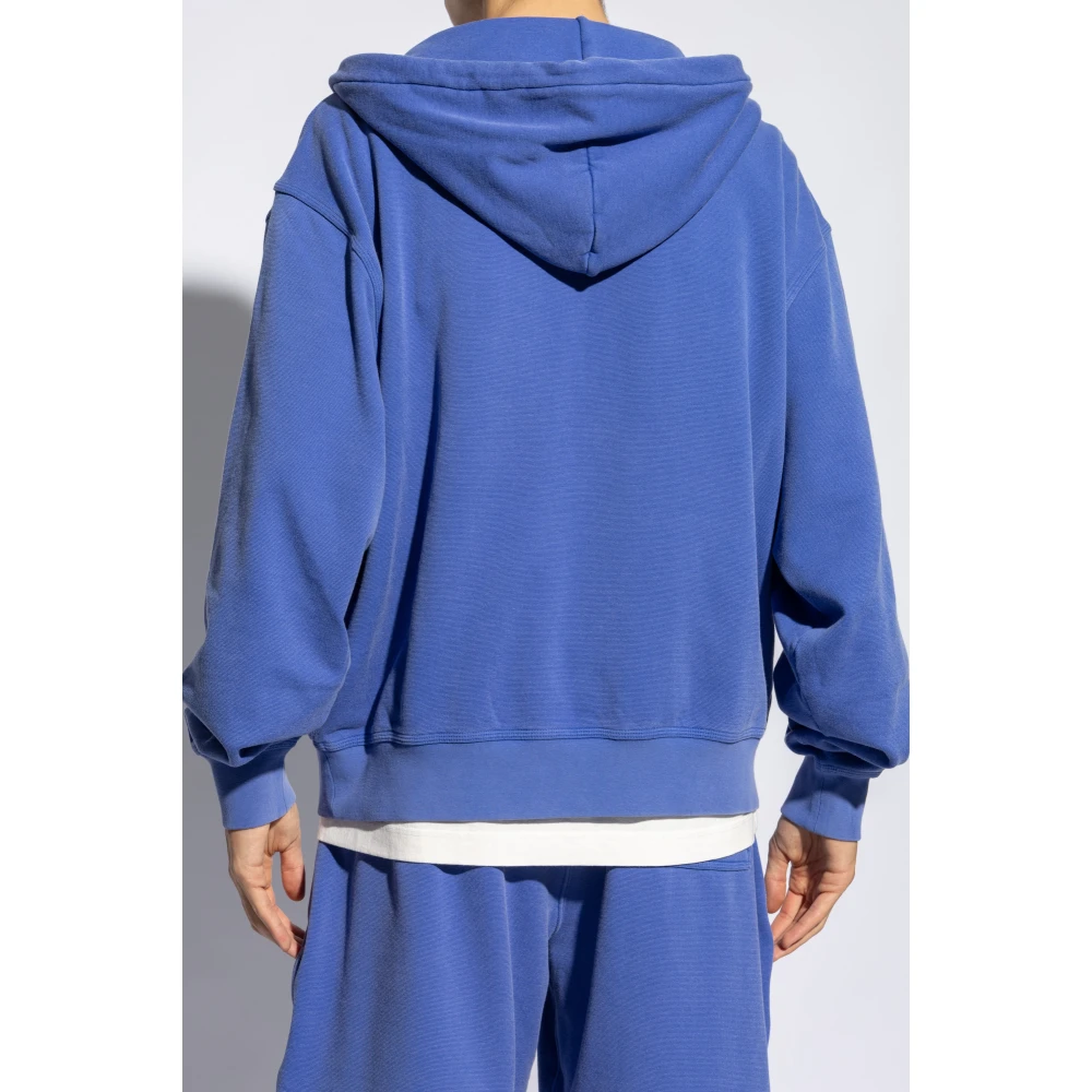 Burberry Sweatshirt met logo Blue Heren
