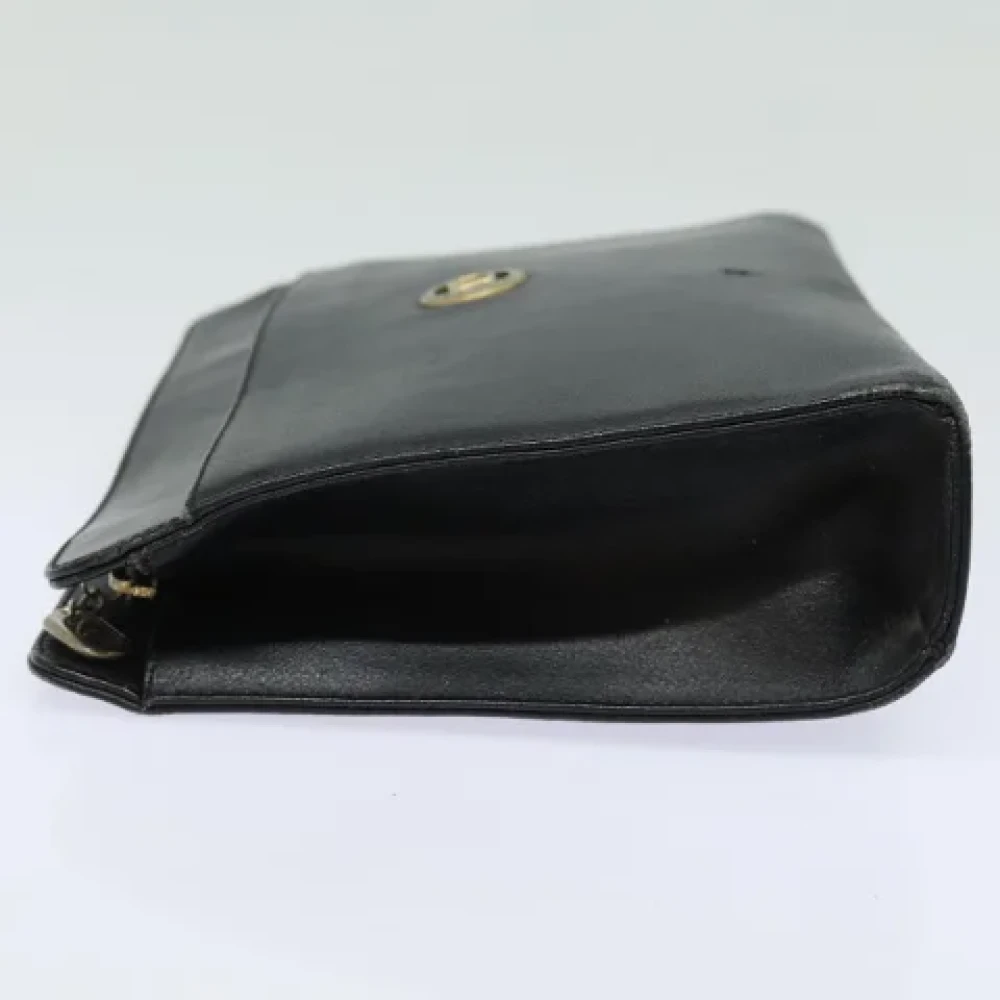 Valentino Vintage Pre-owned Leather handbags Black Dames