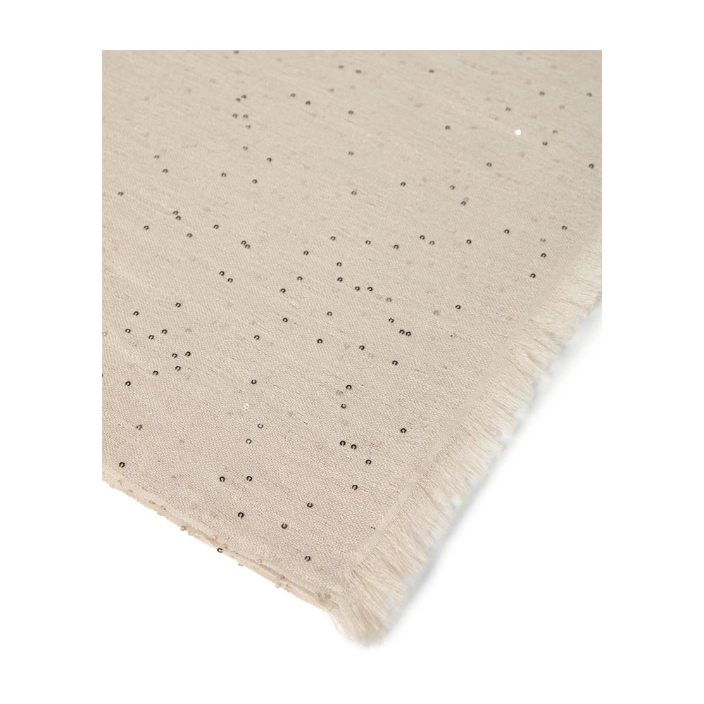 BRUNELLO CUCINELLI Beige Sjaal Collectie Beige Dames